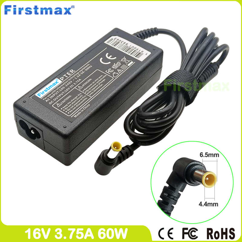 VGP-AC16V13 VGP-AC16V14 VGP-AC16V19 16V 4A Laptop AC Power Adapter 65W arger for Sony Vaio VGN-GR S 