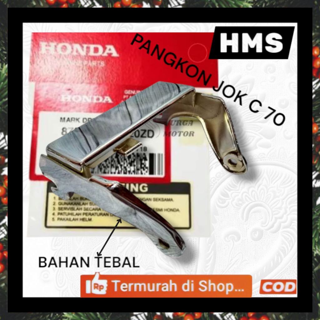 Pangkon dudukan jok belakang honda c70 dudukan jok c70 tatakan jok honda c70