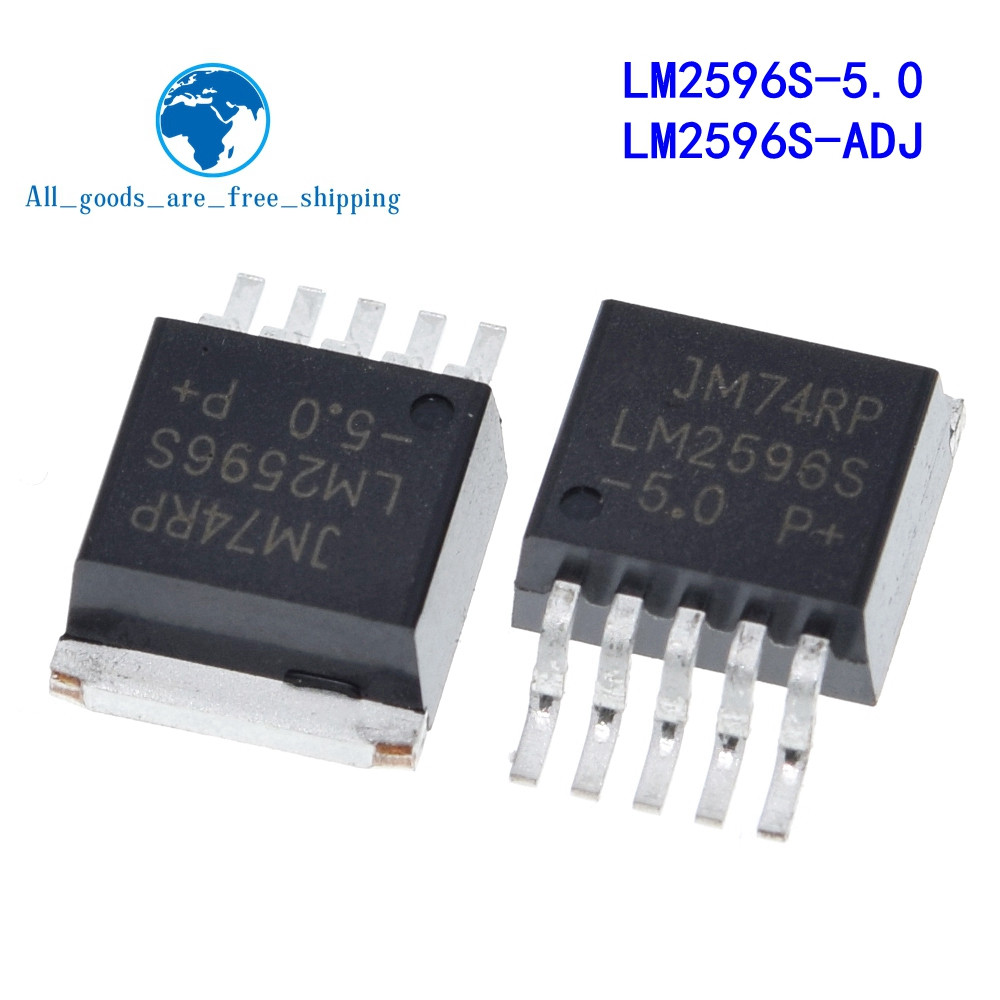TZT 10/30pcs LM2596S-5.0 LM2596S-ADJ LM2596S LM2596 2596