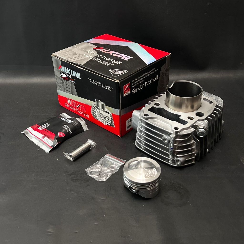 BLOK SEHER BORE UP SUPRA X 125 KARBU BORING BORE UP 54MM/55MM/56MM BLOK CYLINDER KIT MLKUNL