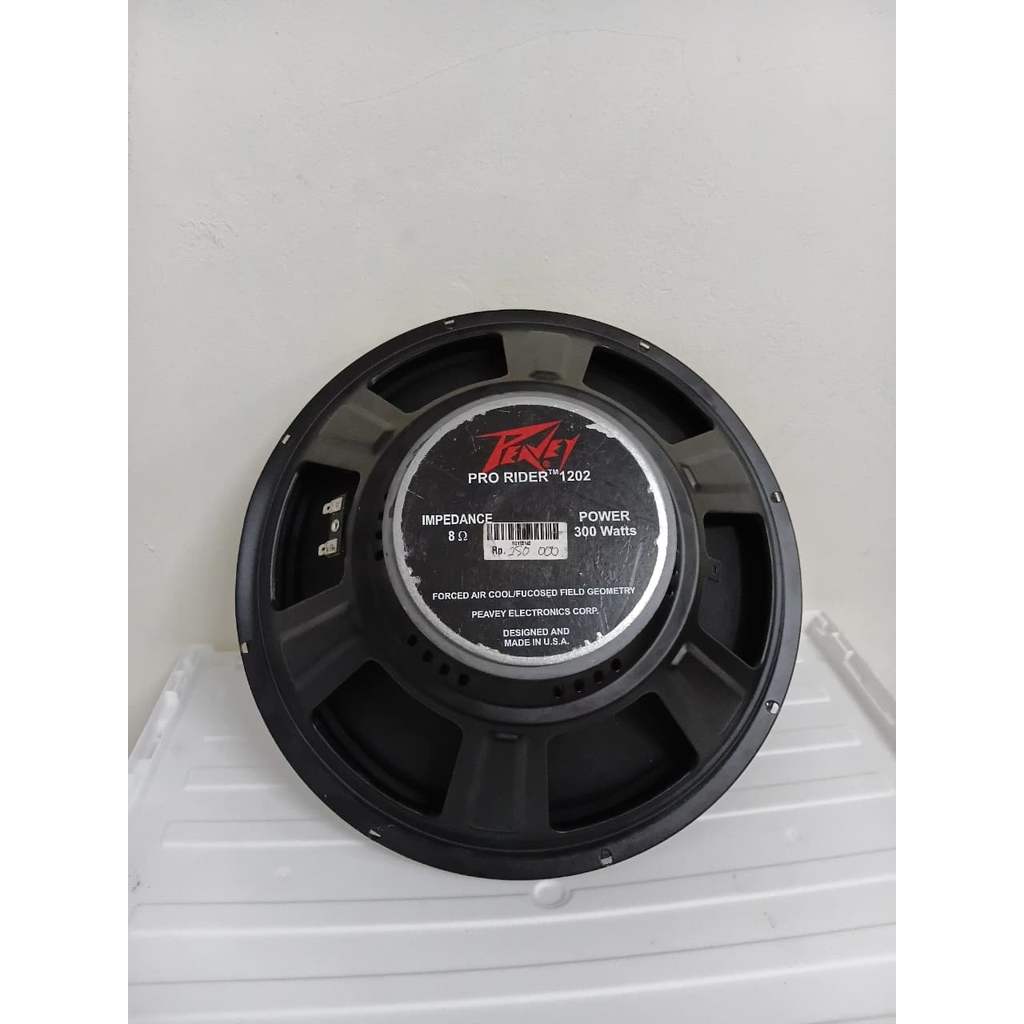 SPEAKER WOOFER PEAVEY 12 INCH PRO RIDER 12 DAN PRO RIDER 1202 300 WATT FULLRANGE