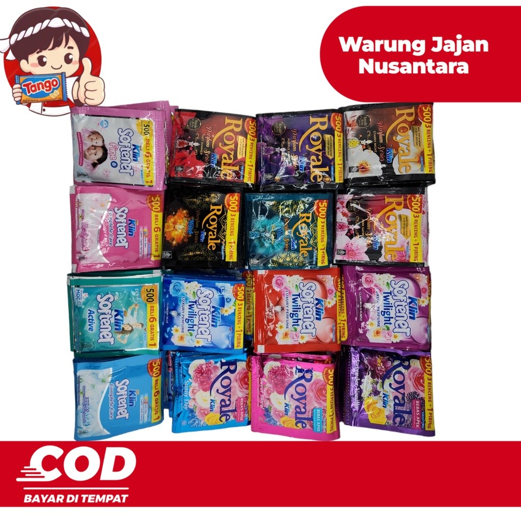 So Klin Pewangi Softener Royale Renceng Anti Bau Tahan Lama