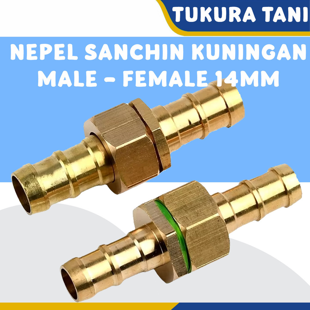 Nepel Sanchin Male Female Kuningan drat 14mm