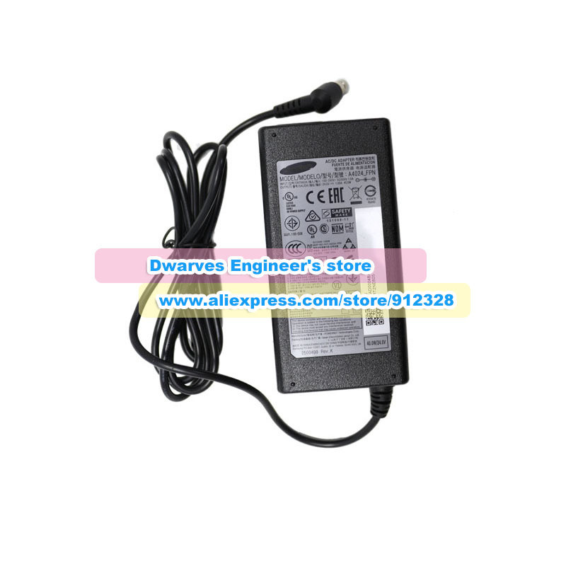 New Genuine A4024FPN Adapter for SAMSUNG SOUNDBAR Charger 24V 166A N450 K550 HWR50C HW K450 HWN550ZC