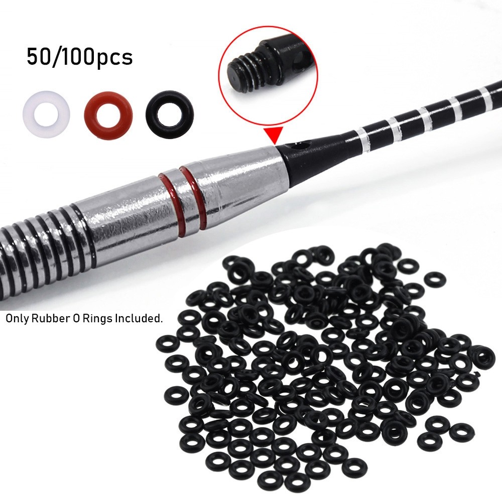 50/100Pcs/Set Hunting Rubber O Ring  Darts Arrow Tips Broadhead Replace Gasket Grip Washer Grommets 
