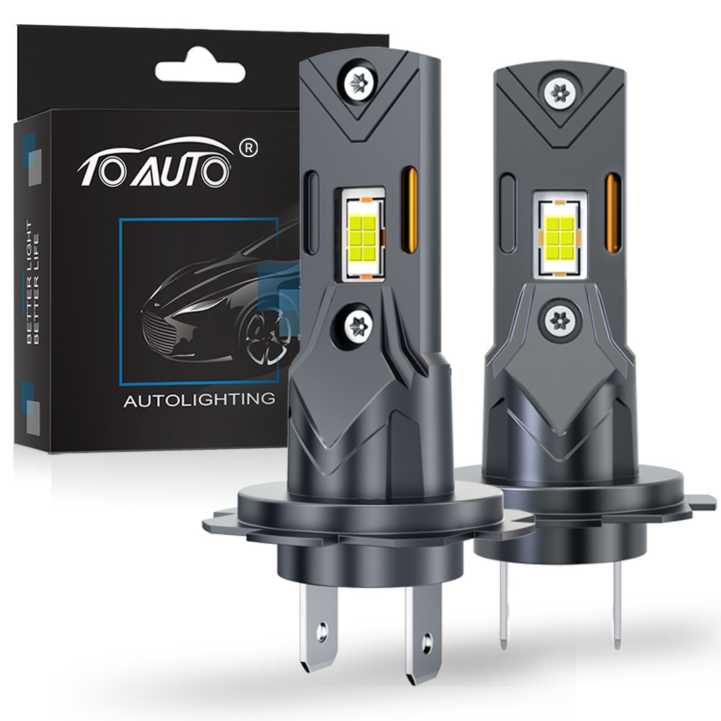 TOAUTO H7 Led Light H4 H11 H8 H3 Car Headlight Bulbs CSP 3570 Car Headlamp Auto Mini Canbus Led Bulb
