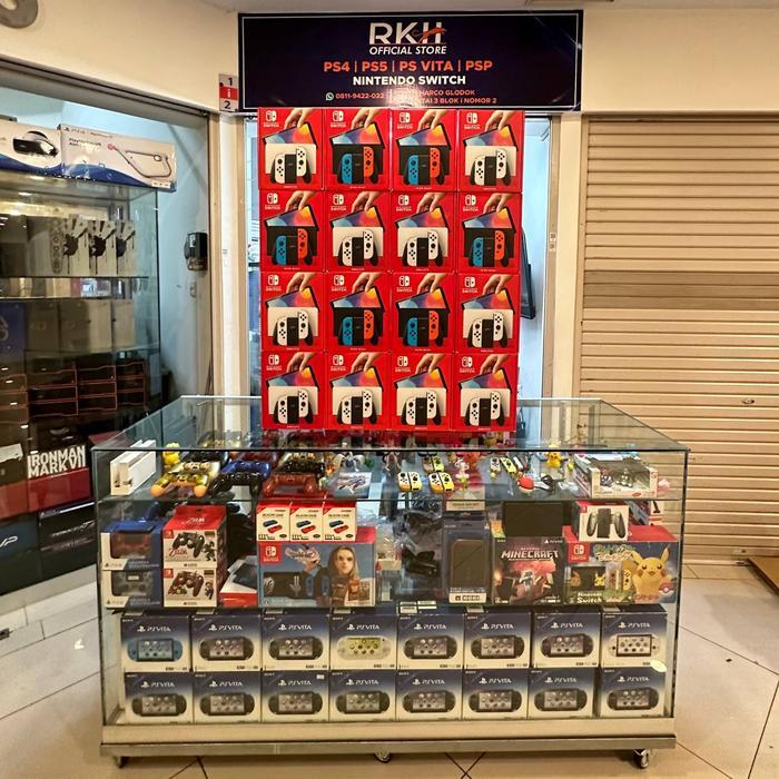 Nintendo Switch OLED Console Original Full Game - OLED Second, 128GB