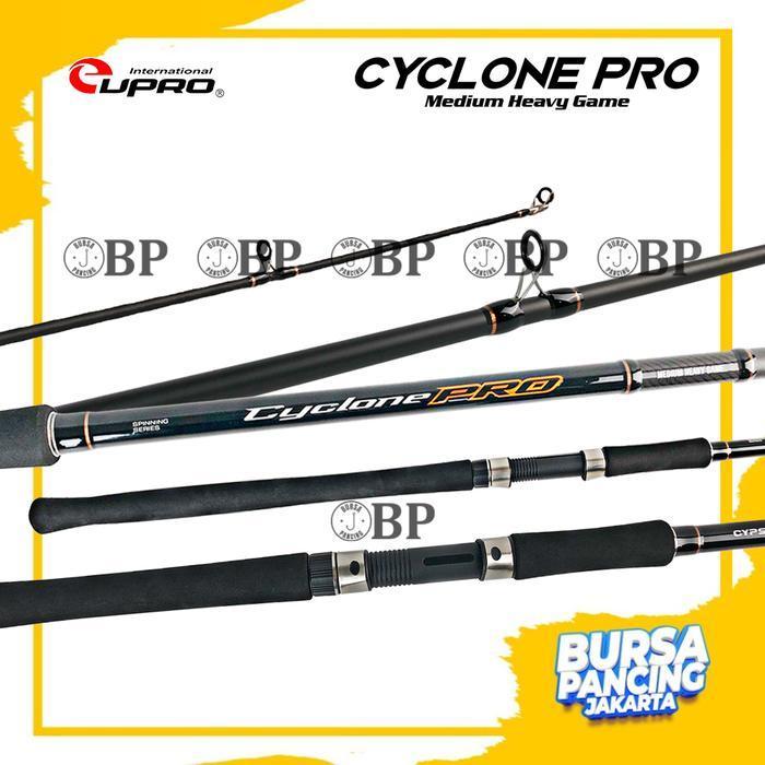 EUPRO Joran Pancing Spinning CYCLON PRO 300cm - 360cm Fuji Component Hi-Carbon Blank TORAY Joran Pan