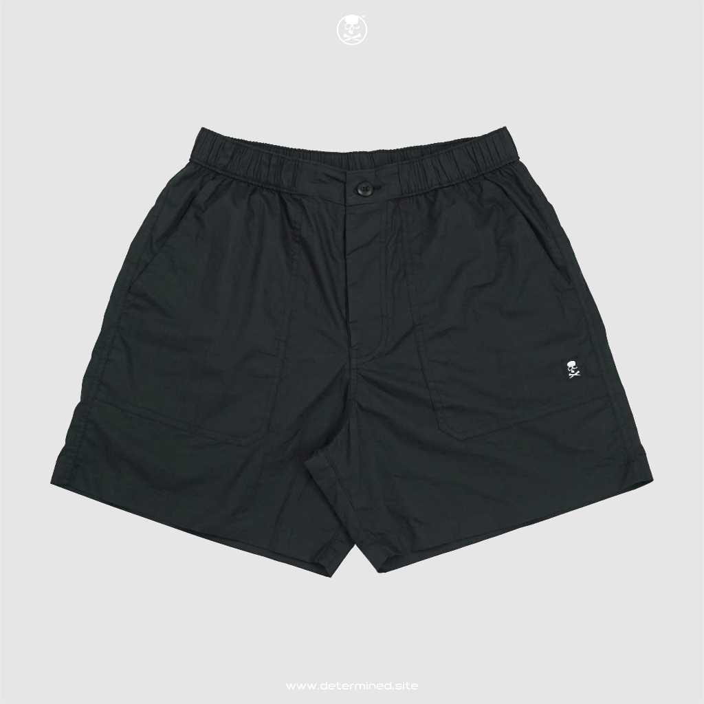 DETERMINED FATIGUE WILD Pants Black Celana Pendek Pria