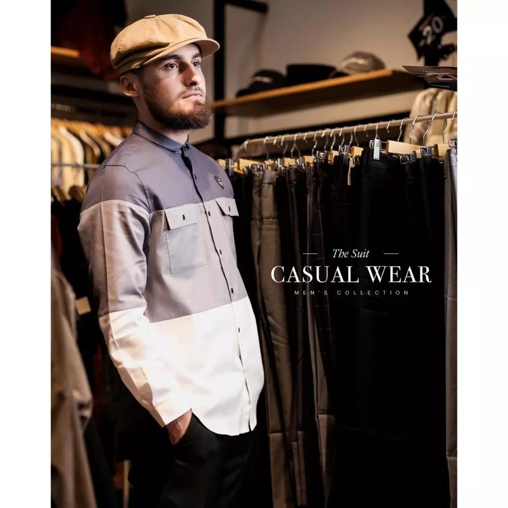 Samase U138P Baju Koko Pria Muslim Dewasa Kemko Kemeja Lengan Panjang