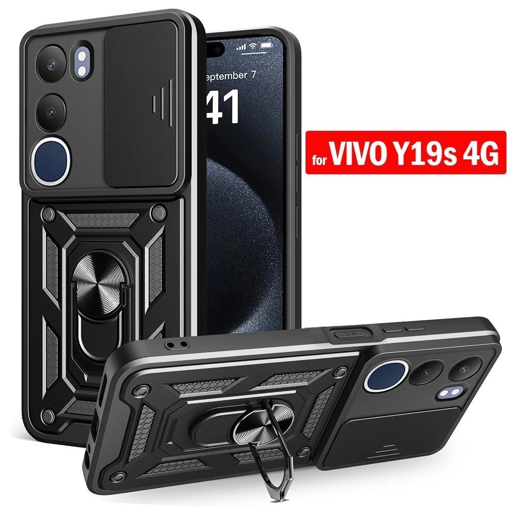 Pelindung Hp CASE VIVO Y19S 2024 / Y19S PRO IRING CASE MILITARY SLIDE CAMERA