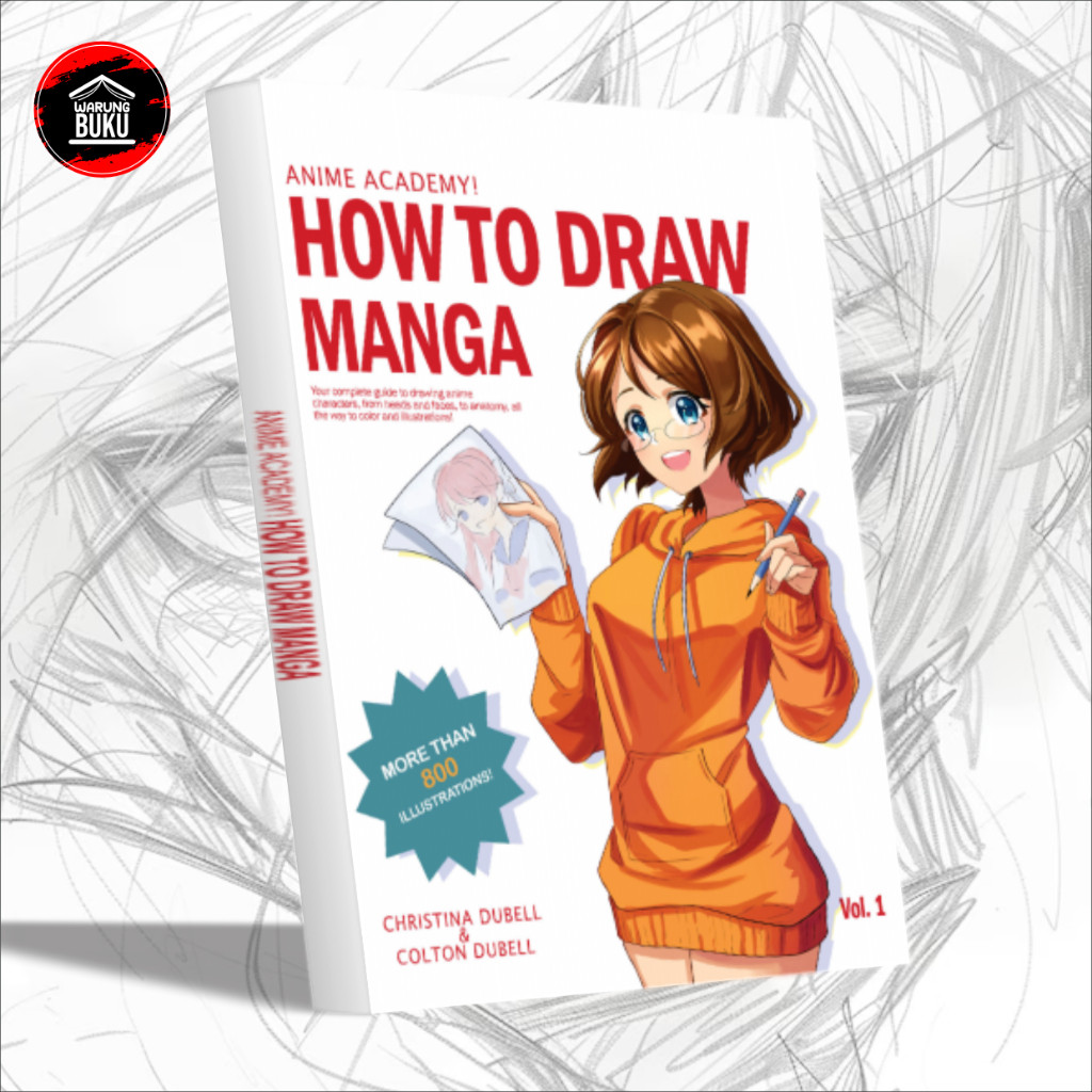 BUKU ANIME ACADEMY HOW TO DRAW MANGA