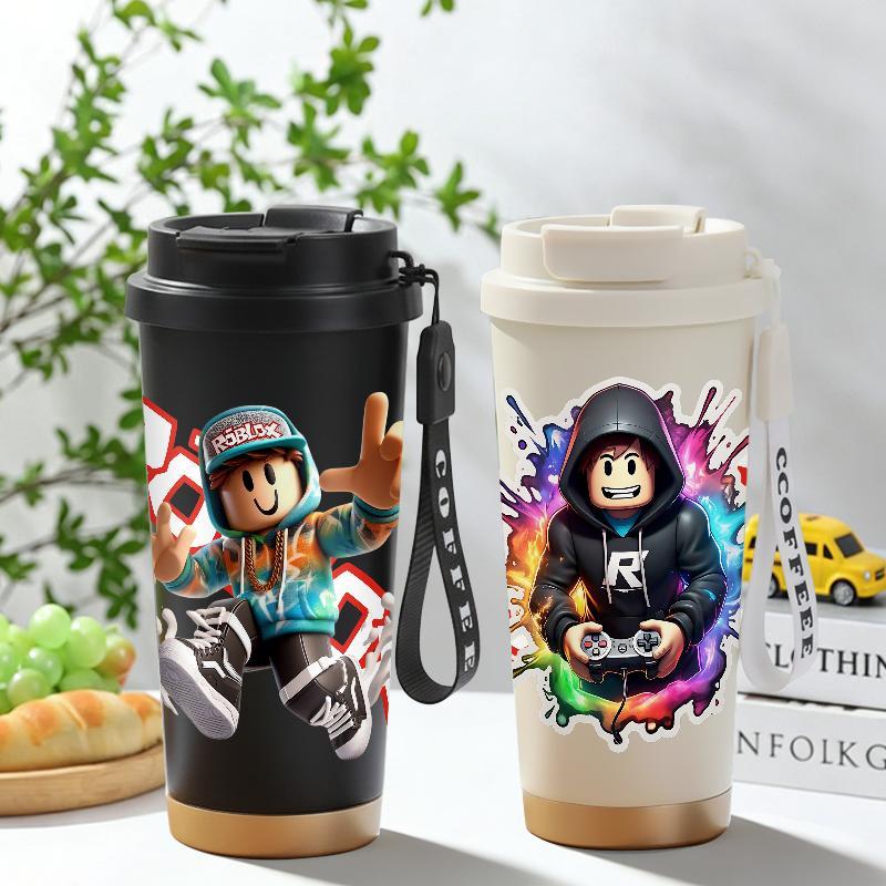 Tumbler Roblox Botol Minum Aesthetic Stainless Steel Tumblr CUP 500 ML Termos Viral Keep Cold Hot Ta
