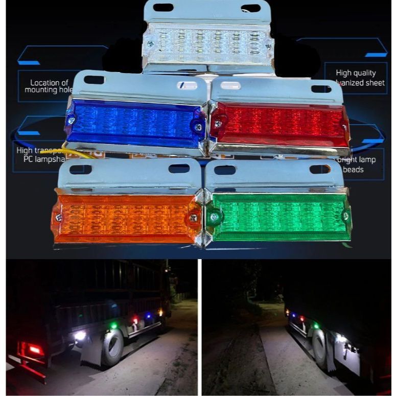 Lampu Bak Truk Sein Running Lampu LED Bak Truck 12 Volt 24 Volt / Lampu Bak Truk 24 Volt