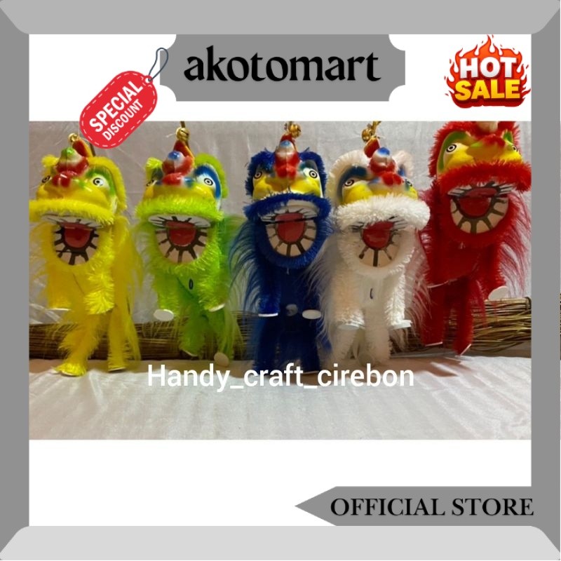 [ BISA COD ] BARONGSAI ANAK - BARONGSAI TALI GANTUNG / MAINAN ANAK / MAINAN UNIK / BARONGSAI MINI / 