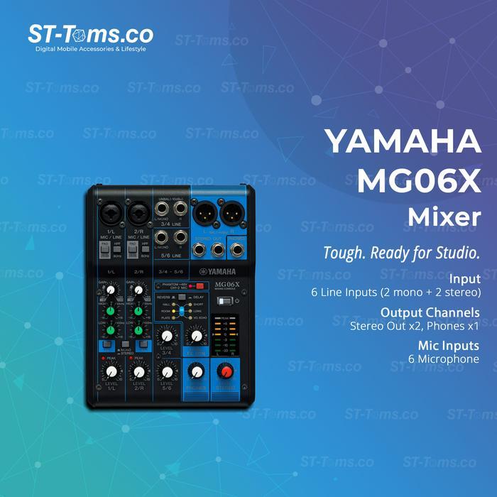Yamaha MG06X MG 06X MG06 X Mixing Console Mixer 6 Channel