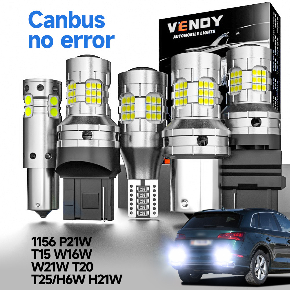 2pcs LED Reverse Light 1156 BA15S P21W 7506 T15 W16W 921 7440 W21W T20 7443 W21/5W 3157 P27/7W T25 3