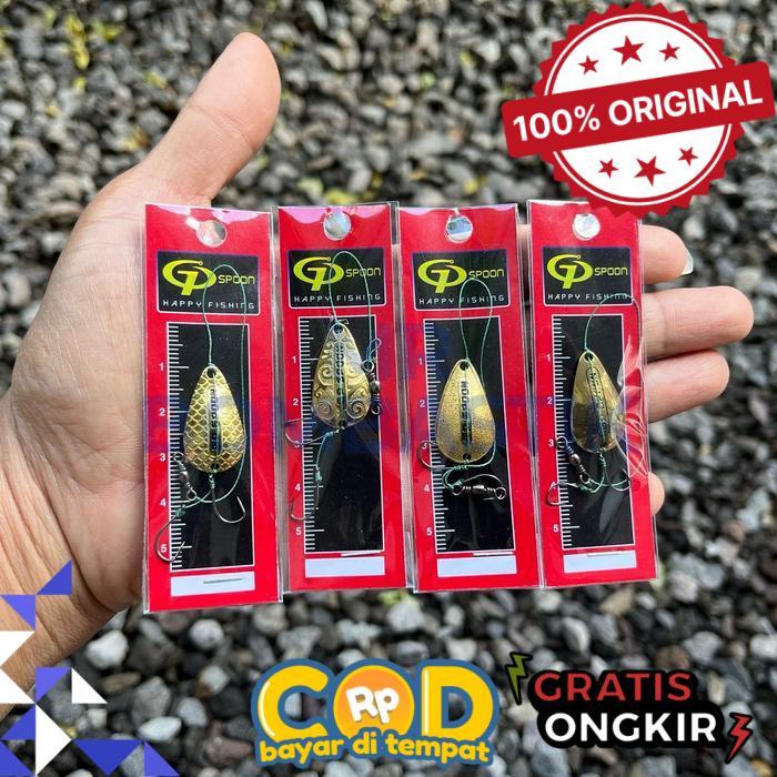 Lure Spoon GP Ultralight Kuningan Brass untuk Pancing Umpan - 2.5cm, Pasir -bomb