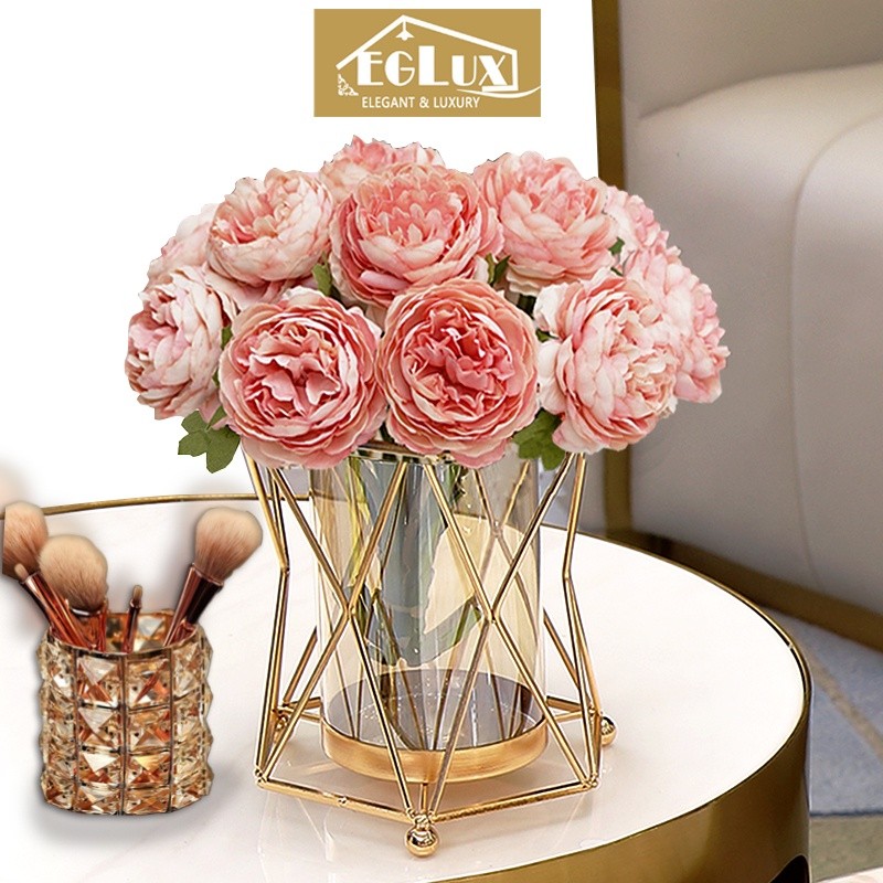 vas bunga besar  mewah tempat bunga dan hiasan meja hiasan ruang tamu hiasan meja tamu