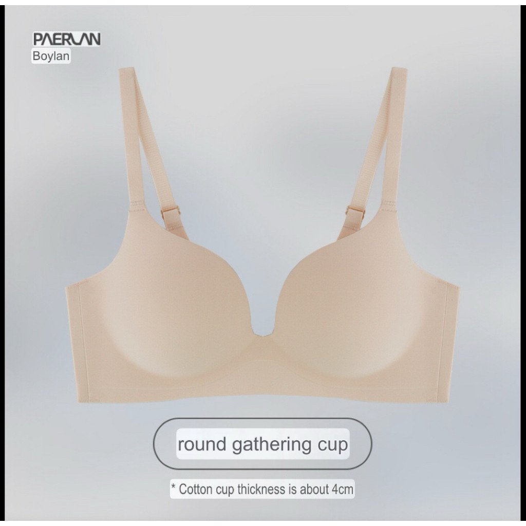 Original Women's Underwear Small Chest Gathered Look Big Comfortable No Steel Ring Auxiliary Breast 