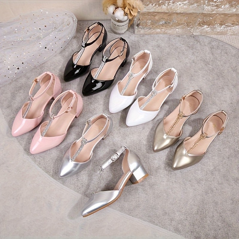 Sepatu Wanita Anak dan Remaja Mode Baru 2026. Sepatu Hak Tinggi Siswa untuk Putri yang Stylish, Coco