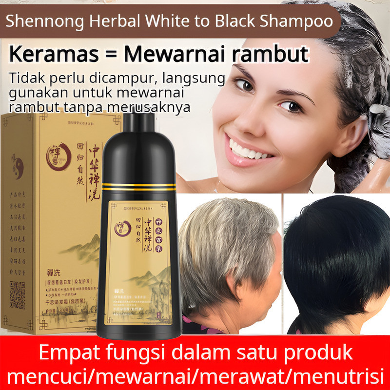 Pewarna Alami, Ubah Uban Hitam  Shampoo Pewarna Rambut Alami Ubah Uban Jadi Hitam Shampoo/Pewarna Ra