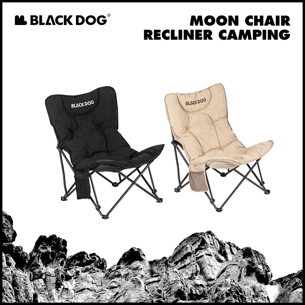 Blackdog Kursi Lipat Portable Outdoor Sandaran Tinggi CBD2550JJ067 Folding Butterfly Chair Moon Chai