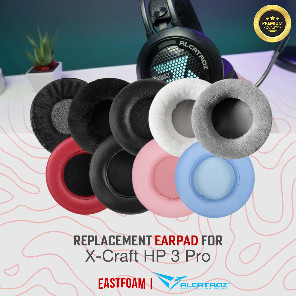Earpad Earcup Ear Cushion Alcatroz X-Craft HP3 Pro X Craft HP 3Pro Busa Foam Bantalan Pad