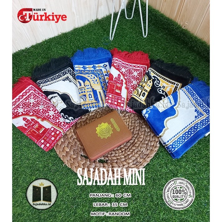 SAJADAH KECIL - BISA COD - BAYAR DI TEMPAT / SAJADAH MUKA / SAJADAH MINI SOUVENIR MURAH | AD5