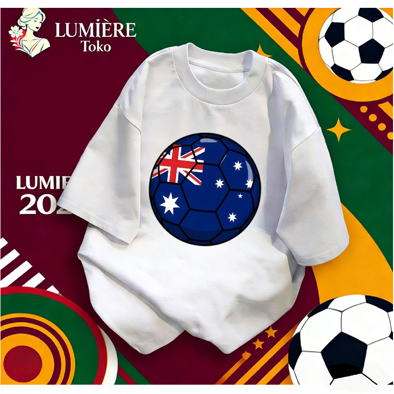 [COD]LUMIÈRE Toko|Kaos Sepak Bola Australia 2026 | Kaos Supporter Timnas Australia Viral Terbaru 202