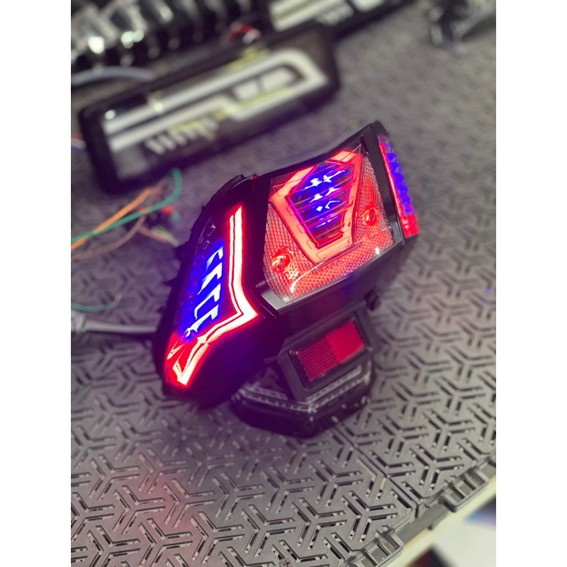 STOPLAMP SUPRA X 125 OLD BATMAN CUSTOM FULL LED SEIN RUNNING