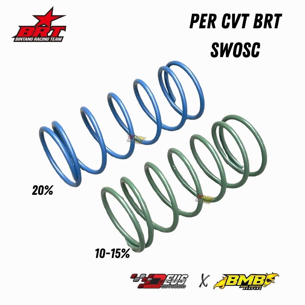 Per CVT BRT Racing Honda Vario / PCX / ADV / Stylo Nmax Beat Mio 1500RPM 2000RPM Original