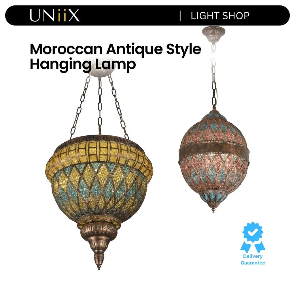 UNiiX - LG9933 | Lampu Gantung Maroko Lampu Gantung Teras Model Maroko Lampu Gantung Meja Makan Mode
