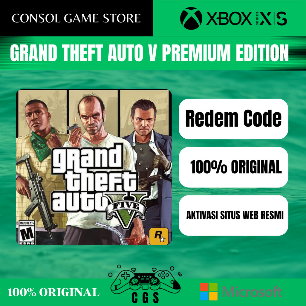 Grand Theft Auto V (GTA V) Premium Edition Xbox one series X|S games