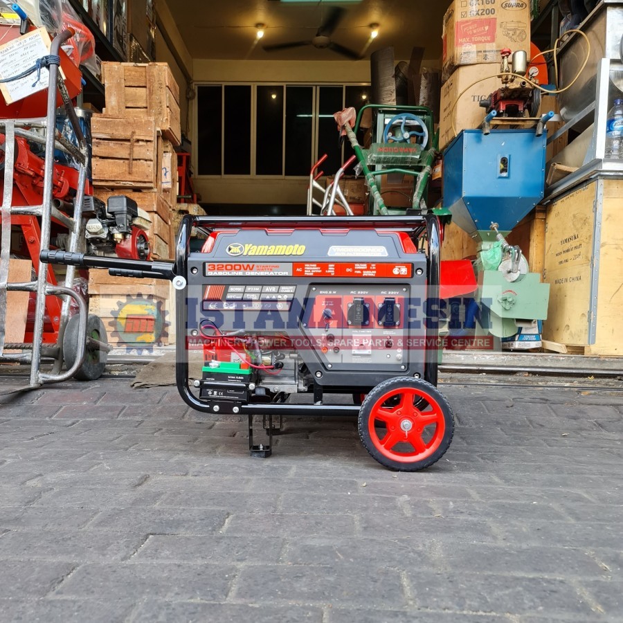 3.75KVA GENSET BENSIN 3000W STARTER GENERATOR YAMAMOTO YMG 6900 NDD