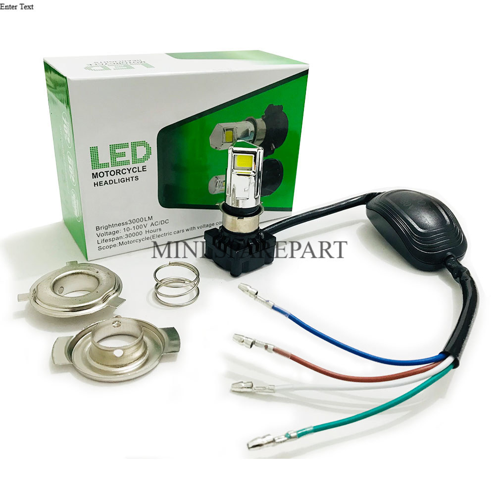 [MINI] Lampu Led 3 Sisi Kipas AC DC Kipas Lampu Depan warna Putih Original
