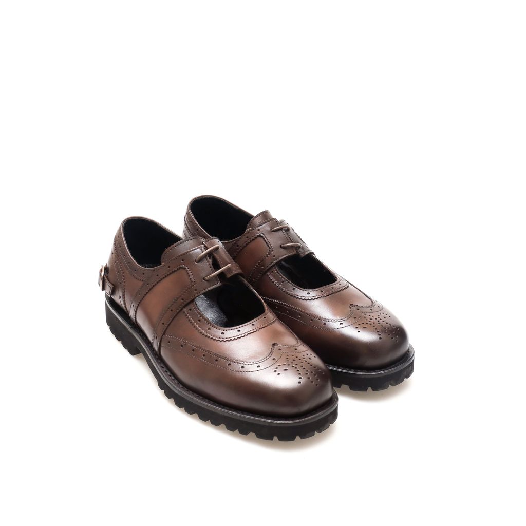MARIO MINARDI for SEAN SHEILA BROWN Sepatu Kulit Boat Pria by Mario Minardi