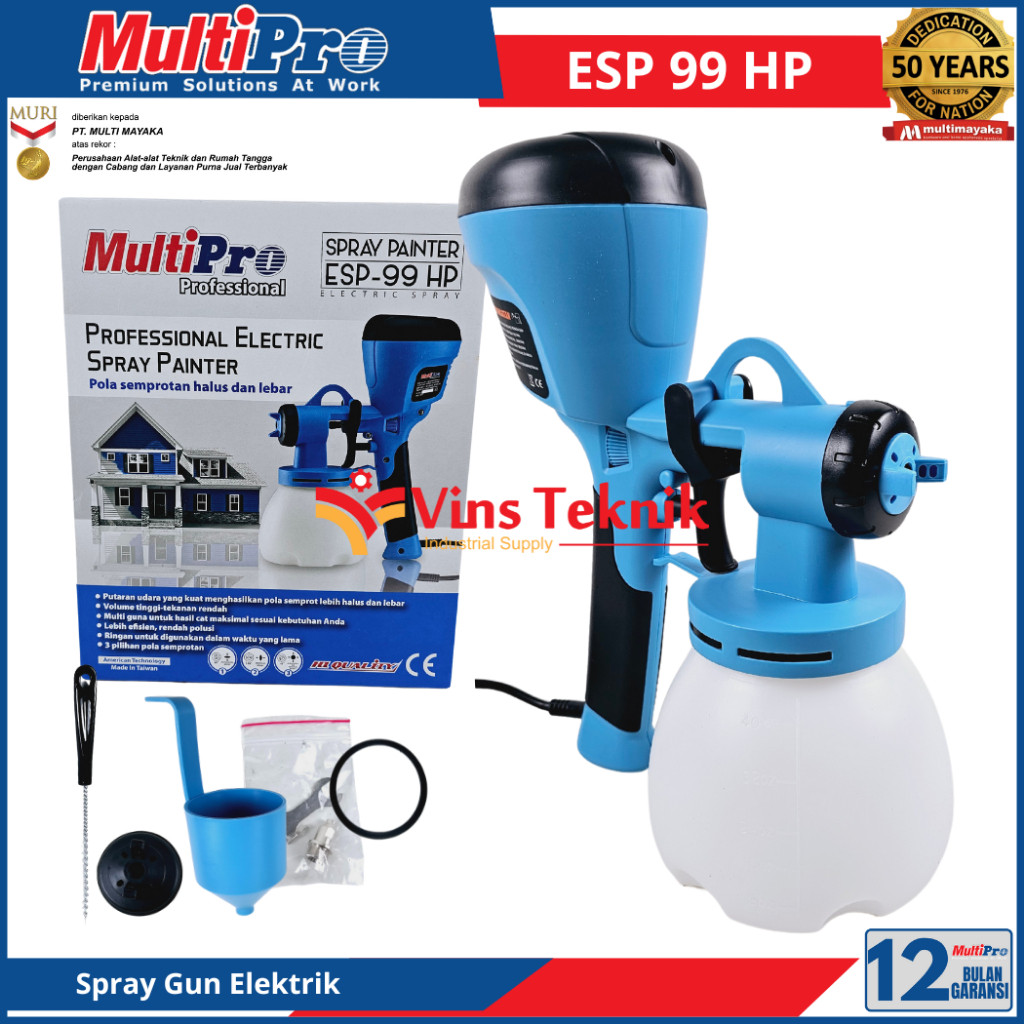 Multipro Mesin Cat Spray Gun Elektrik Portable ESP99HP MULTIPRO ESP 99 HP