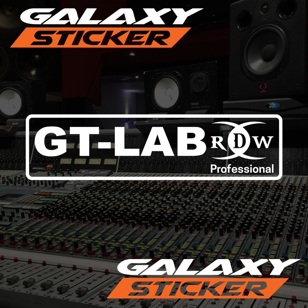 Cutting Sticker Hardcase Sound System GT-LAB RDW.stiker Audio Alat Musik GT-LAB RDW