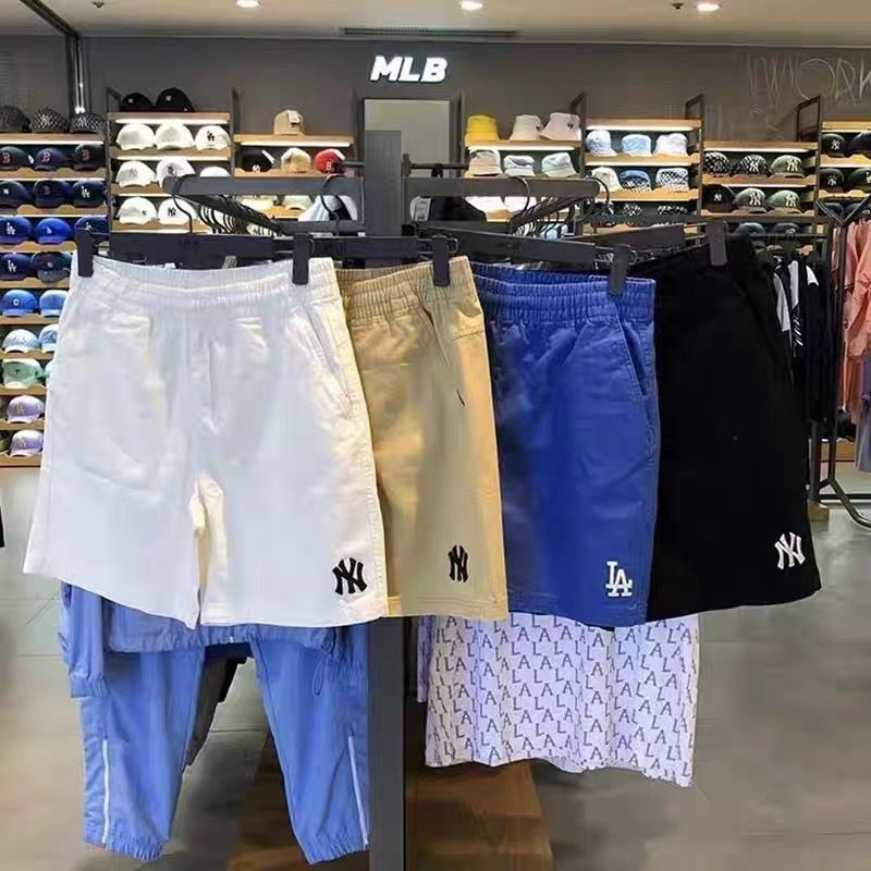GRATIS ONGKIR EMELBE PROMO  NY Summer New Shorts Men's Yankees Casual Sports Solid Color Shorts Wome