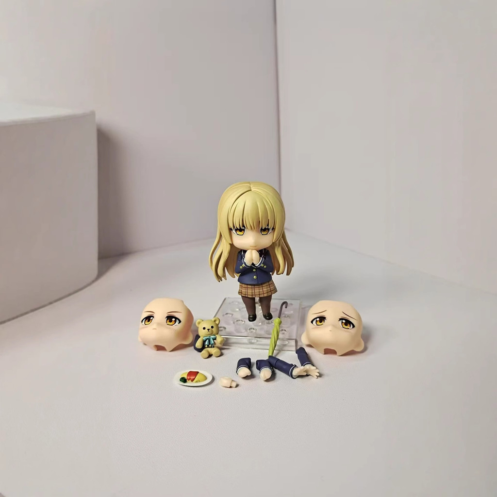 Shiina Mahiru Q Ver Can ange Face 10cm Action Figure Kawaii Beauty Girl Doll Periphery Gift Anime Mo