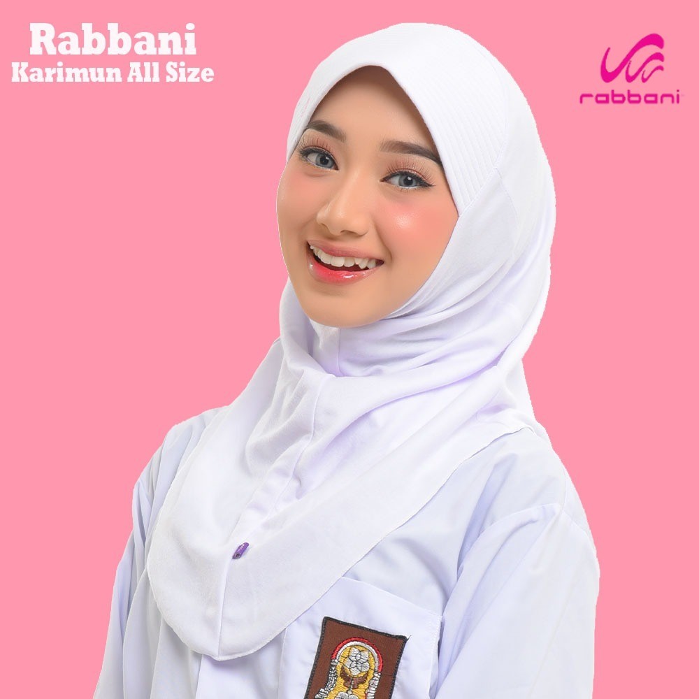 Rabbani Kerudung Anak Sekolah  Karimun PET Lebar - RABBANI ORI
