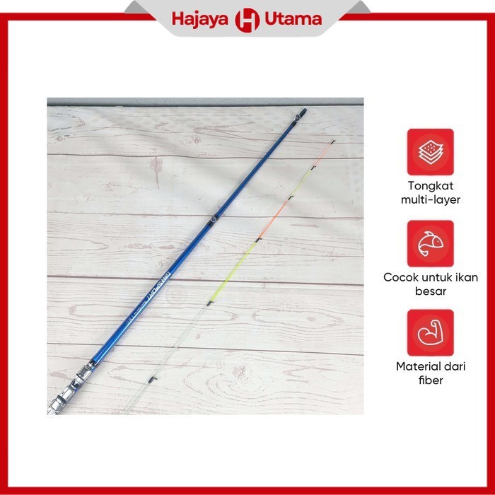 TAFFSPORT Spartacus 180 Joran Pancing Spinning Carbon 2 Segments 1.8M