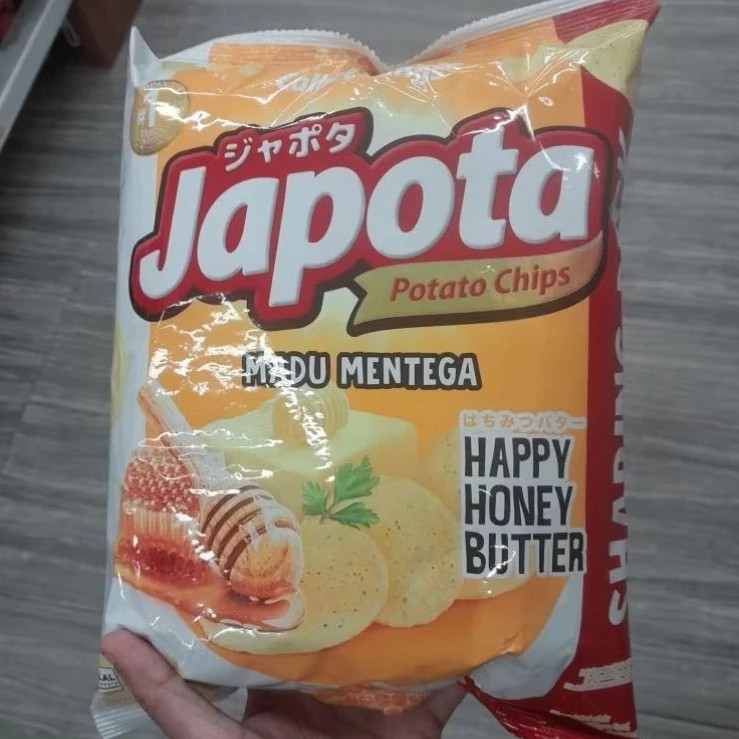 Japota Sharing Pack Potato Chips 120gr Rasa Happy Honey Butter