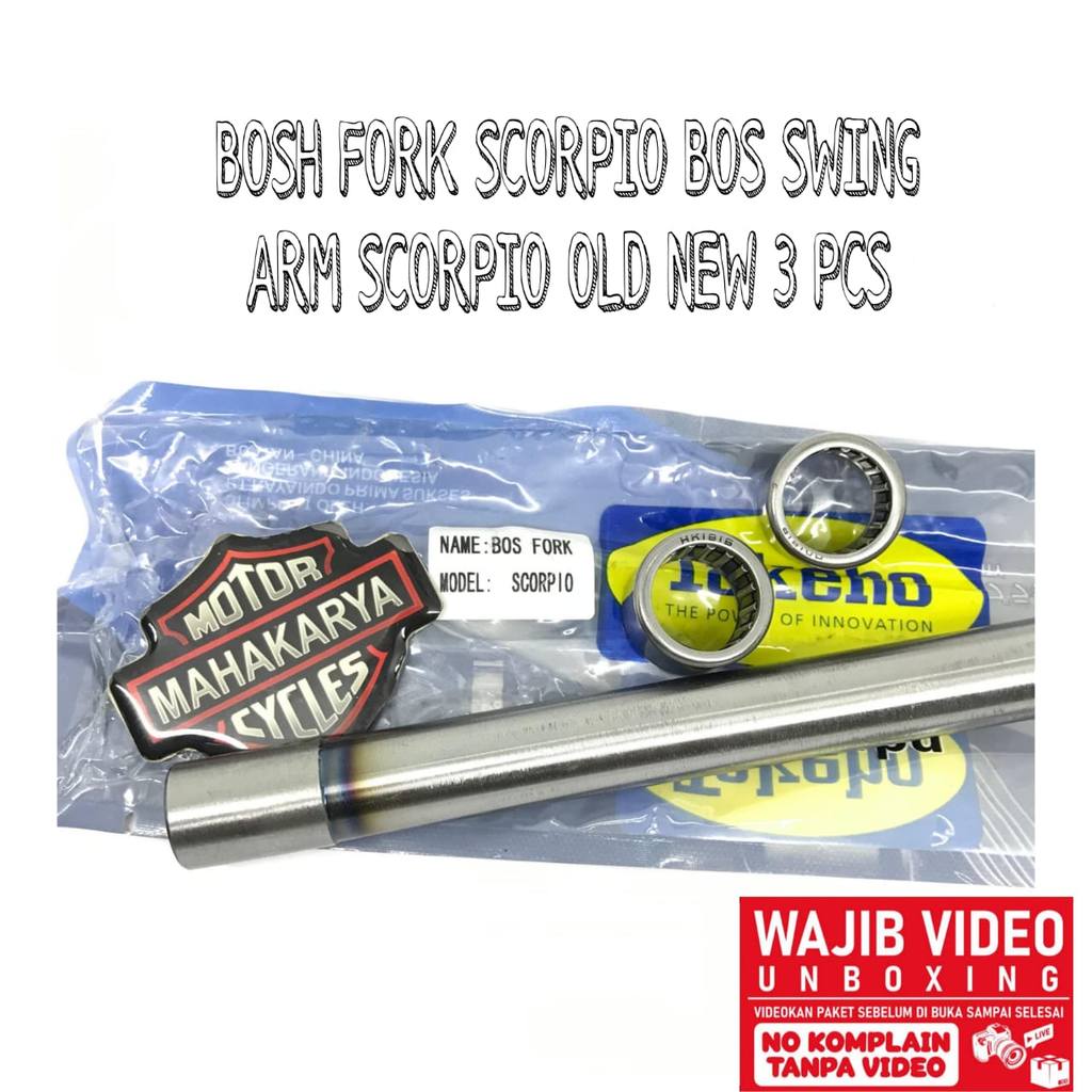 BOSH FORK SCORPIO BOS SWING ARM SCORPIO OLD NEW 3 PCS