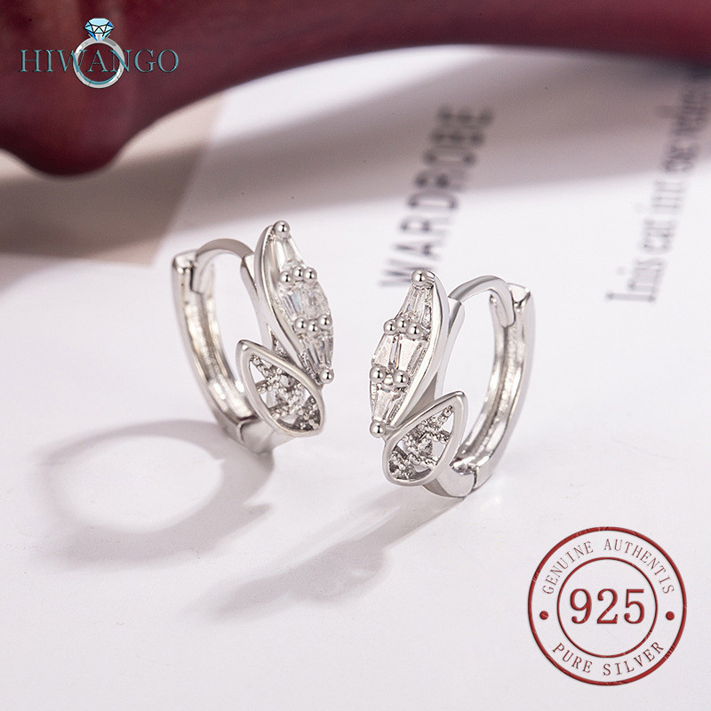 HIWANGO Anting Baru Perak 925 Zircon 5A