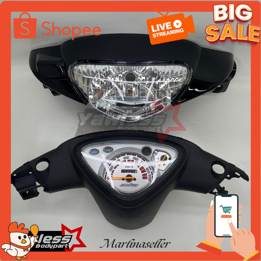 Murah Batok mio sporty / batok mio sporty full set / totok depan mio sporty