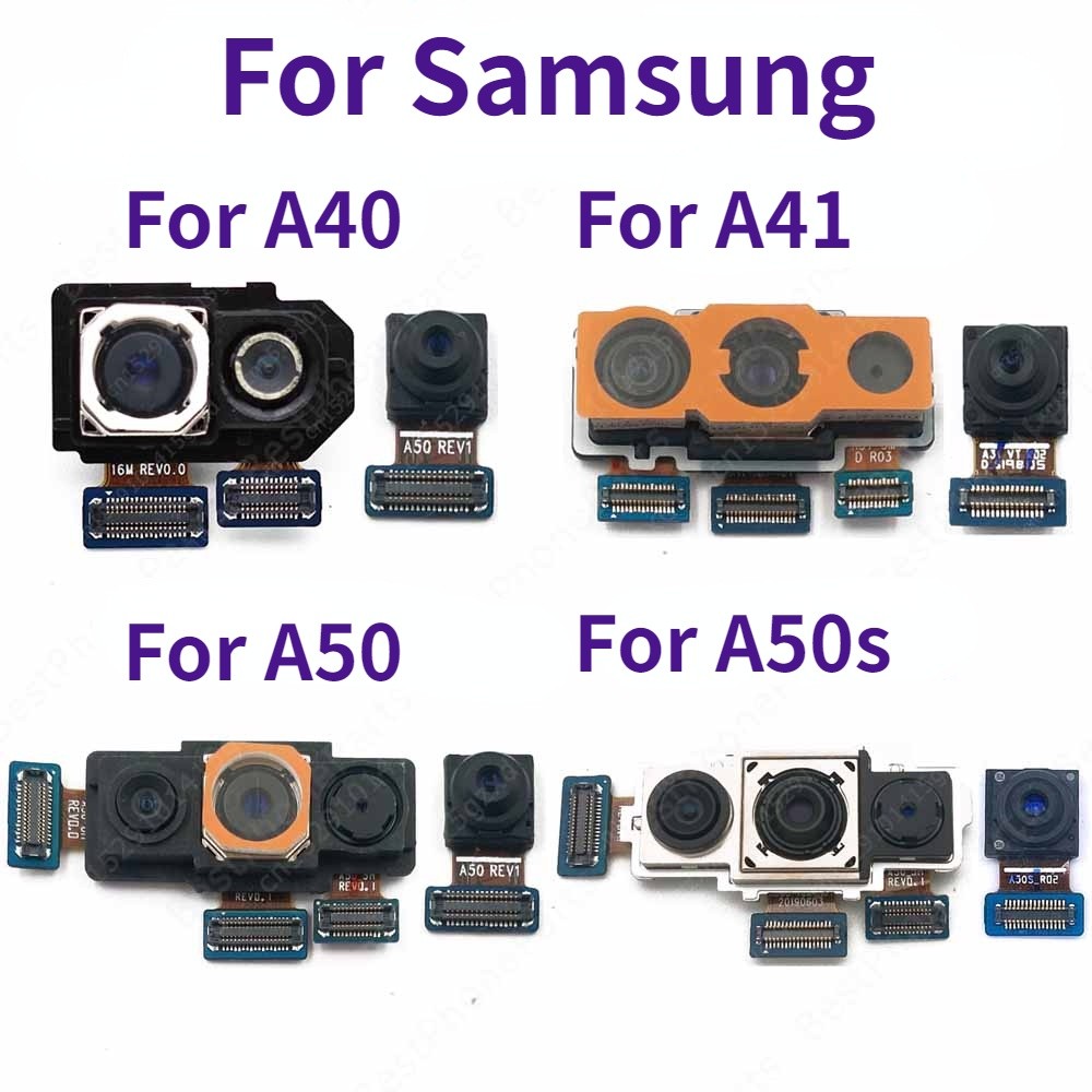 Kamera Depan Belakang Untuk Samsung Galaxy A40 A41 A50 A50s Kamera Selfie Depan Belakang Modul Kamer