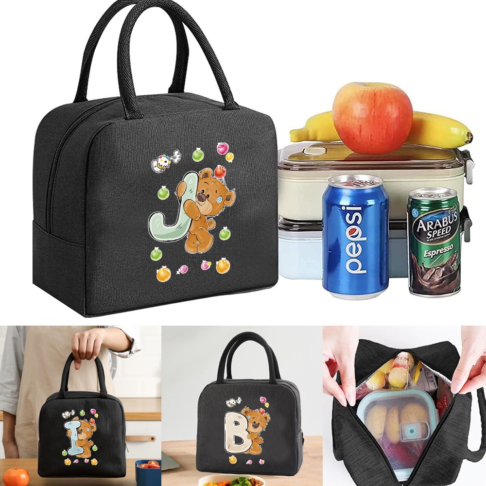 Lunch Bag Women Cooler Bags Thermal Bag Portable Lunch Box Food Tote Bear Series Lunch Bags Work