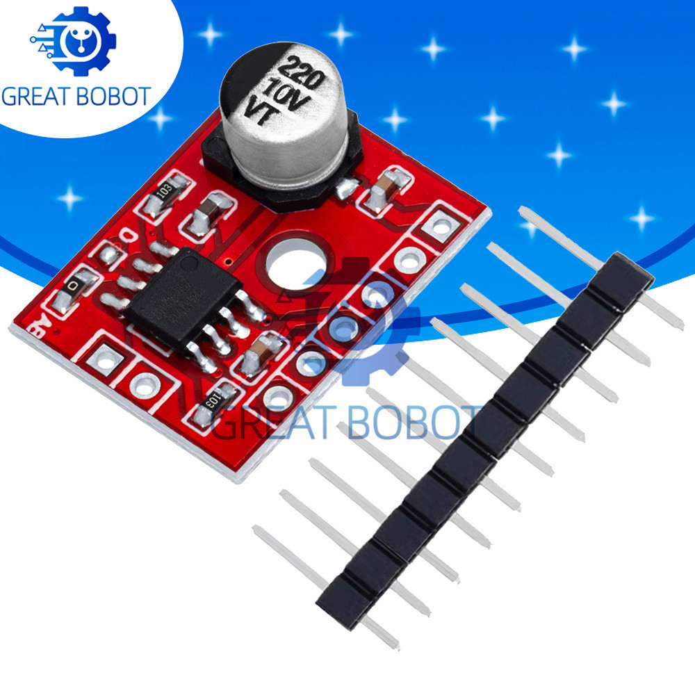 BS XS9871 Super Mini gital Amplifier Board 1*5W Class D gital 2.5V To 5.5V Power Amplifier Efficient